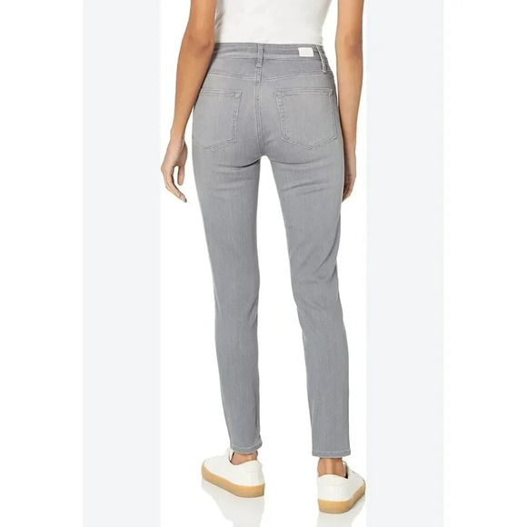 Paige Jeans Women 29 Gray Verdugo Crop Skinny Stretch Rayon Cotton Stretch - Picture 1 of 16